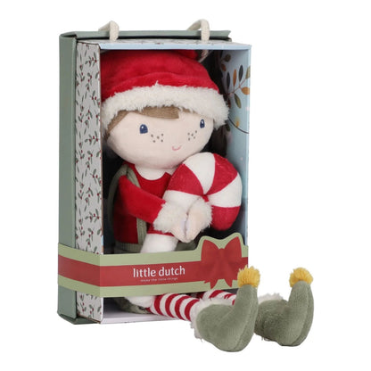 MUÑECO DE TELA MEDIANO LITTLE DUTCH ·JIM NAVIDAD· - Happy Moments Baby