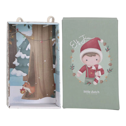 MUÑECO DE TELA MEDIANO LITTLE DUTCH ·JIM NAVIDAD· - Happy Moments Baby