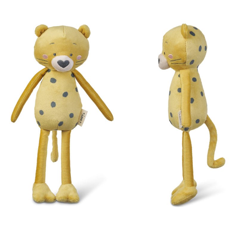 MUÑECO DE TELA PATUDO SARO ·GUEPARDO· - Happy Moments Baby