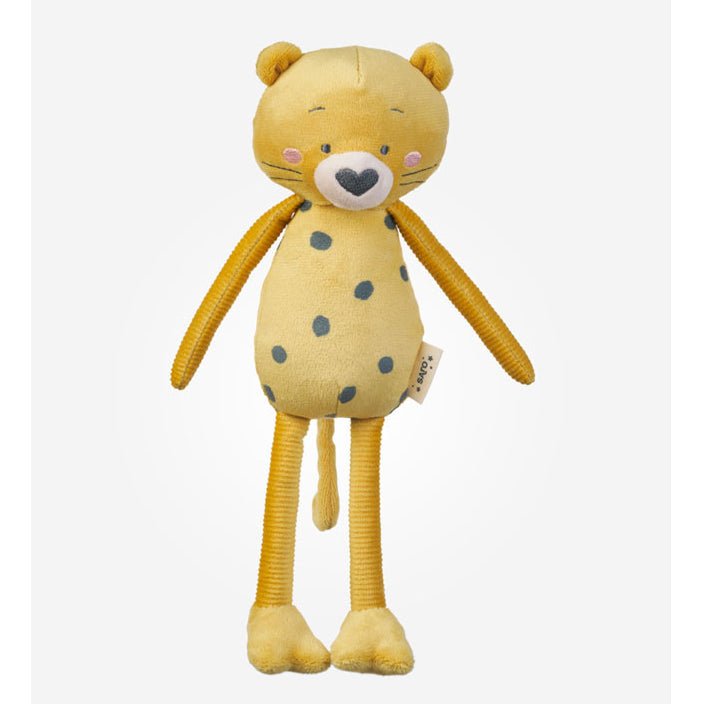 MUÑECO DE TELA PATUDO SARO ·GUEPARDO· - Happy Moments Baby