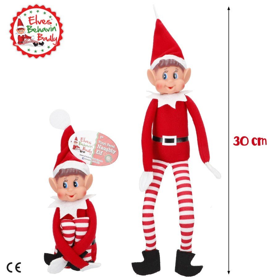 Elfo Travieso Gigante De 66 Cm Para Navidad - Jumbo Elf Behavin Badly, Decoración Divertida Para Fiestas Behavin Badly Elf Elfo Travieso Gigante De 66 Cm Para Navidad - Jumbo Elf Behavin Badly, Decoración Divertida Para Fiestas Behavin Badly Elf