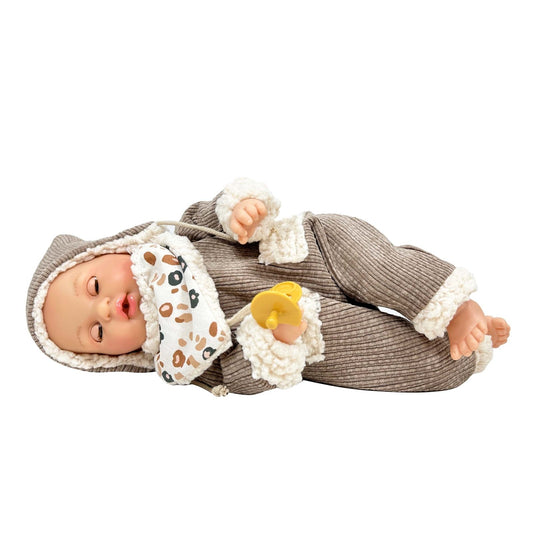 MUÑECO NINES D'ONIL ·ALEX COZY BROWN 40CM· - Happy Moments Baby