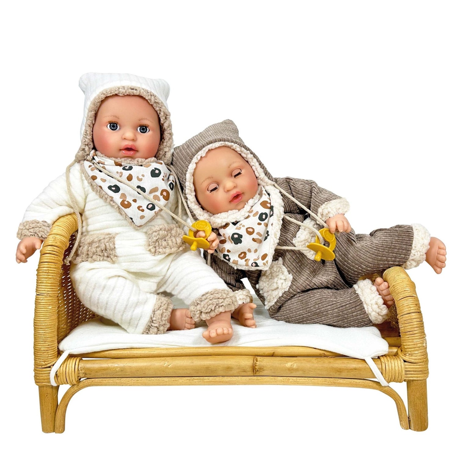 MUÑECO NINES D'ONIL ·ALEX COZY BROWN 40CM· - Happy Moments Baby
