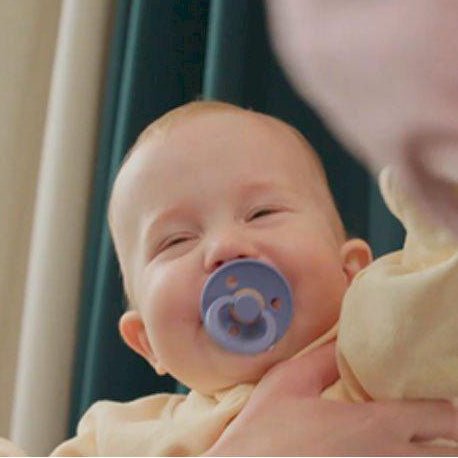 PACK 2 CHUPETES BIBS ·ROUND BUBBLEGUM/PERI· - Happy Moments Baby