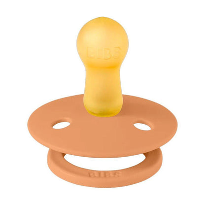 PACK 2 CHUPETES BIBS ·ROUND VIOLET SKY/PUMPKIN· - Happy Moments Baby