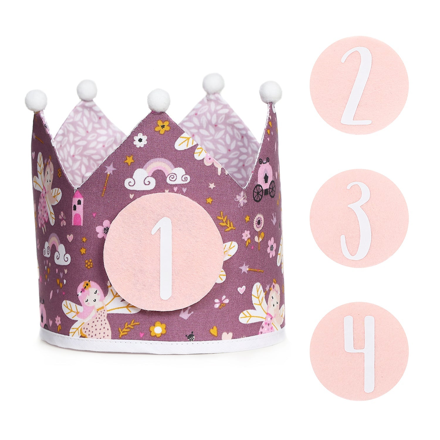 PACK CORONA + CAMISETA CUMPLEAÑOS ·HADAS· - Happy Moments Baby