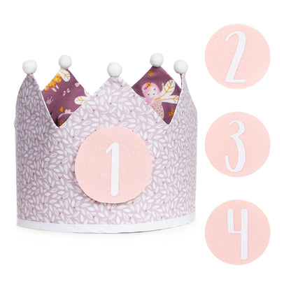 PACK CORONA + CAMISETA CUMPLEAÑOS ·HADAS· - Happy Moments Baby