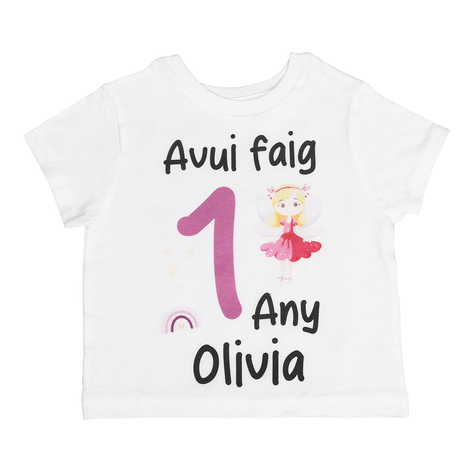 PACK CORONA + CAMISETA CUMPLEAÑOS ·HADAS· - Happy Moments Baby