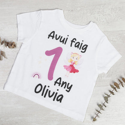 PACK CORONA + CAMISETA CUMPLEAÑOS ·HADAS· - Happy Moments Baby