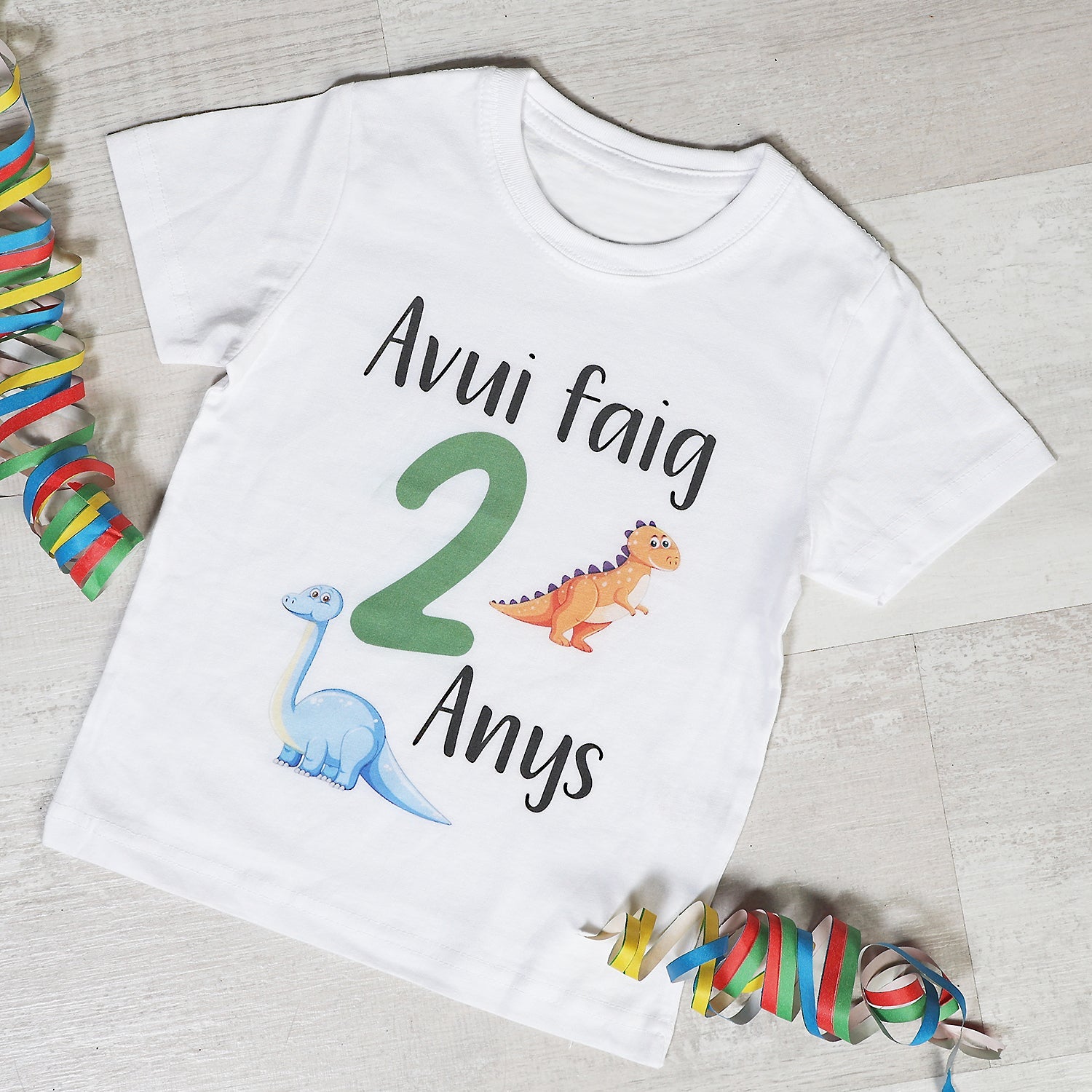 PACK CORONA + CAMISETA CUMPLEAÑOS ·JURASSIC· - Happy Moments Baby