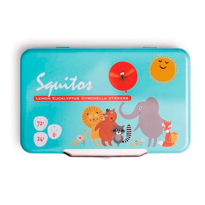 PARCHES REPELENTES ANTIMOSQUITOS 100% NATURALES ·SQUITOS 24 LATA·