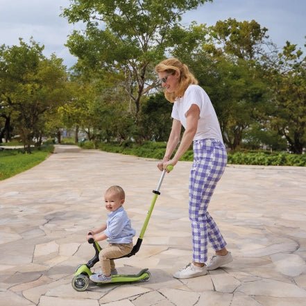 PATINETE EVOLUTIVO GLOBBER ·GO UP ACTIVE CON LUCES VERDE LIMA· - Happy Moments Baby