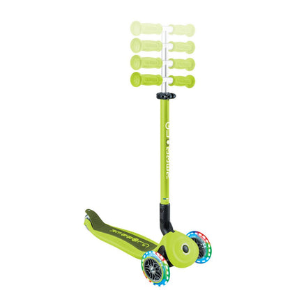 PATINETE EVOLUTIVO GLOBBER ·GO UP ACTIVE CON LUCES VERDE LIMA· - Happy Moments Baby