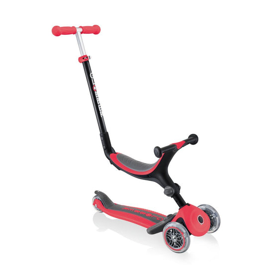 PATINETE EVOLUTIVO GLOBBER ·GO UP PLEGABLE PLUS ROJO· - Happy Moments Baby