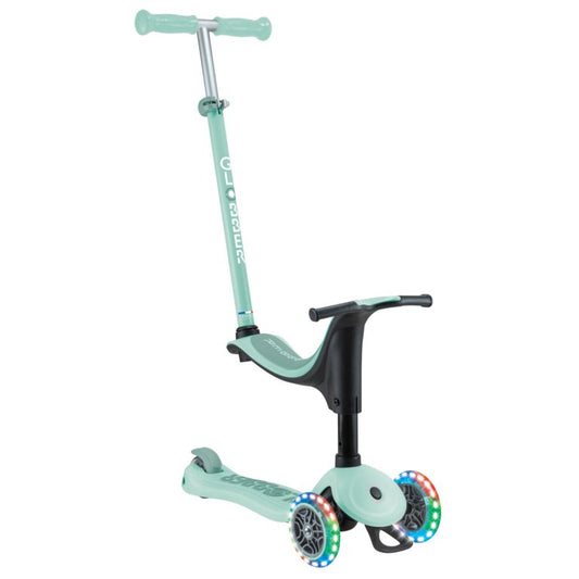 PATINETE EVOLUTIVO GLOBBER ·GO UP SPORTY CON LUCES MINT· - Happy Moments Baby