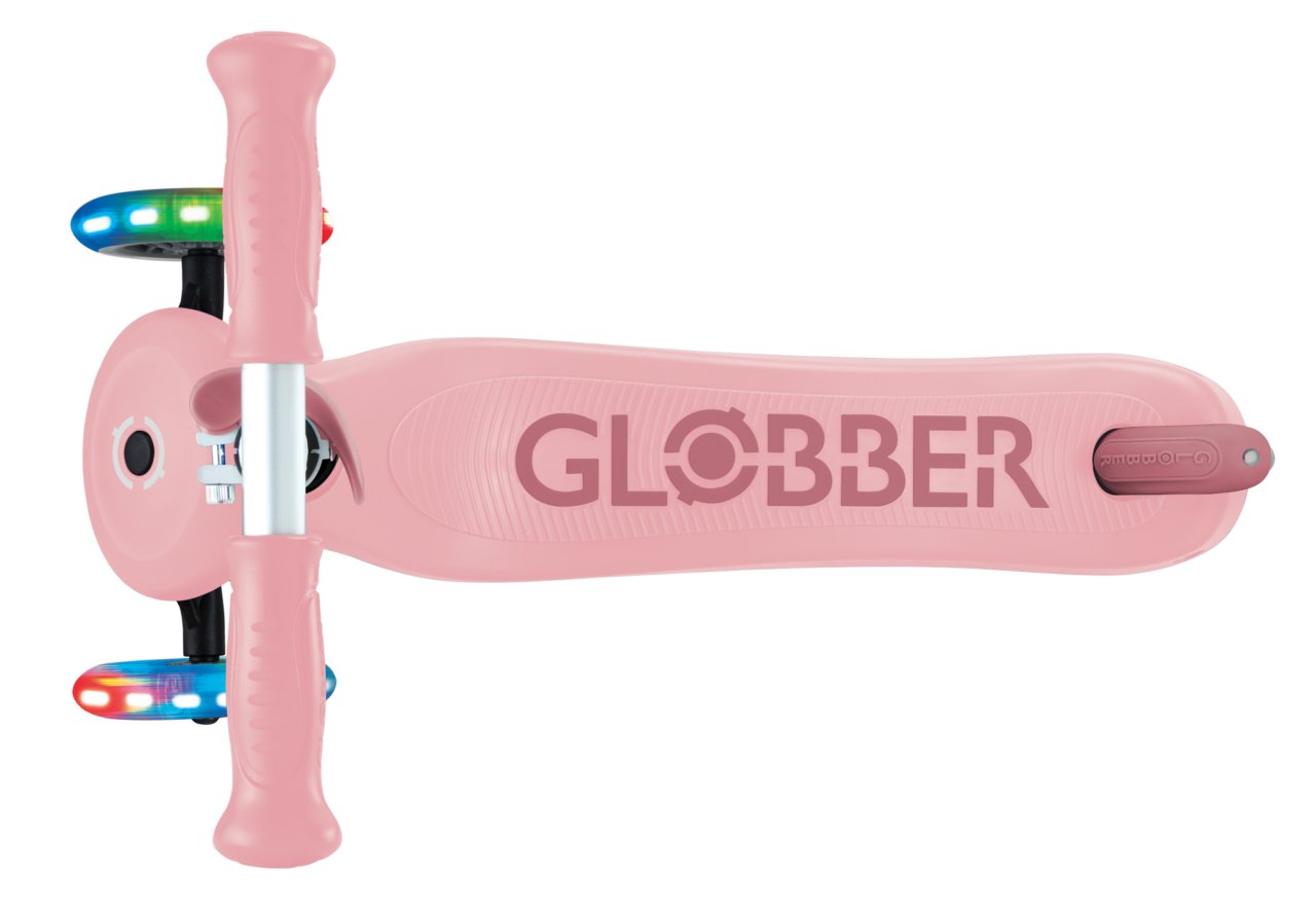 PATINETE EVOLUTIVO GLOBBER ·GO UP SPORTY CON LUCES ROSA· - Happy Moments Baby