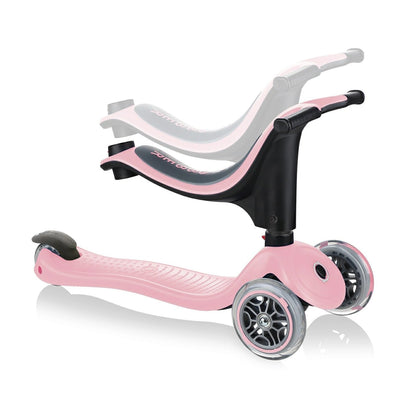 PATINETE EVOLUTIVO GLOBBER ·GO UP SPORTY ROSA PASTEL· - Happy Moments Baby