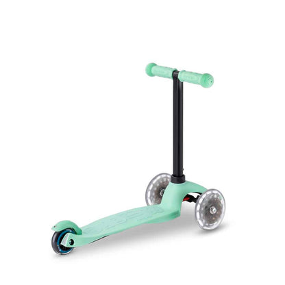 PATINETE EVOLUTIVO MICRO 4 EN 1 CON LUCES ·DELUXE LED MENTA· - Happy Moments Baby