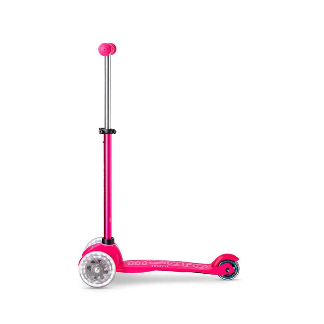 PATINETE EVOLUTIVO MICRO 4 EN 1 CON LUCES ·DELUXE LED ROSA· - Happy Moments Baby