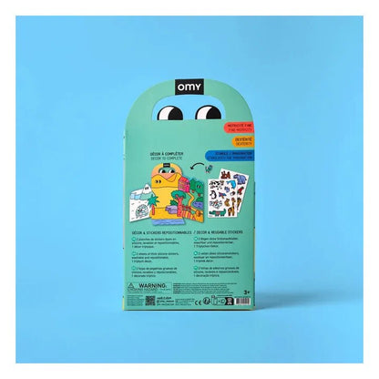 PEGATINAS REUTILIZABLES OMY ·MONTESSORI ANIMALS· - Happy Moments Baby