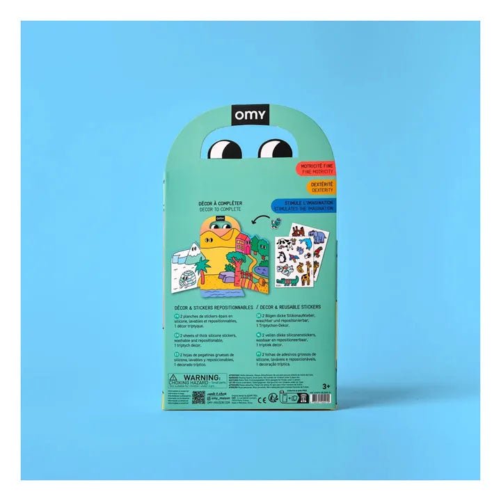 PEGATINAS REUTILIZABLES OMY ·MONTESSORI ANIMALS· - Happy Moments Baby