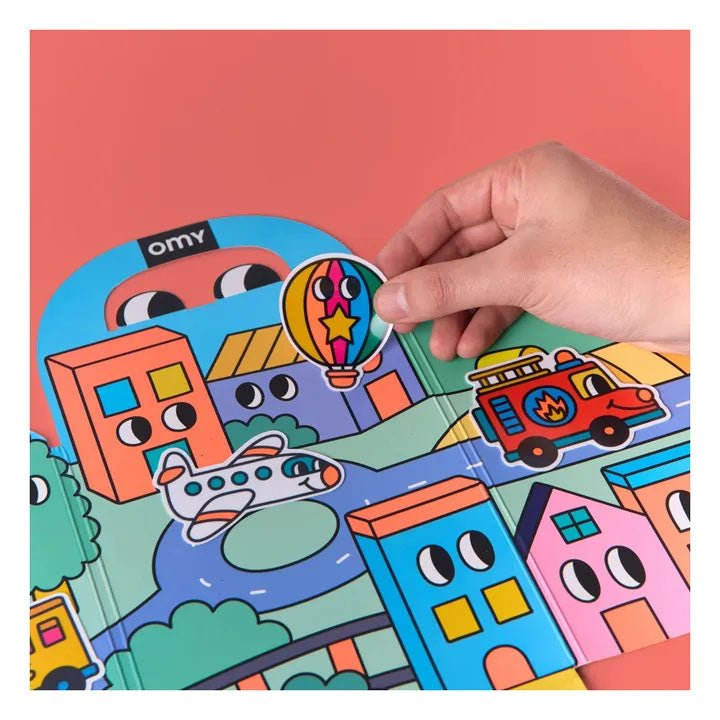 PEGATINAS REUTILIZABLES OMY ·MONTESSORI VROOM· - Happy Moments Baby