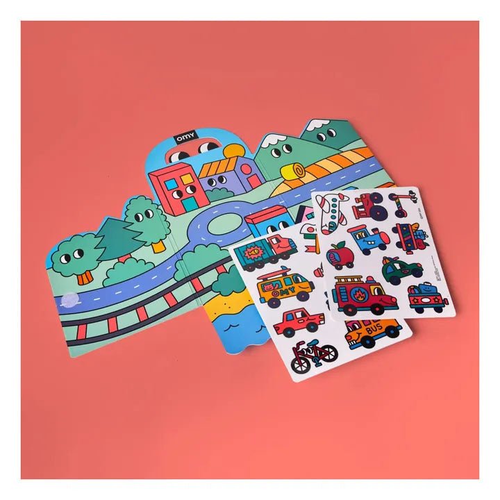 PEGATINAS REUTILIZABLES OMY ·MONTESSORI VROOM· - Happy Moments Baby