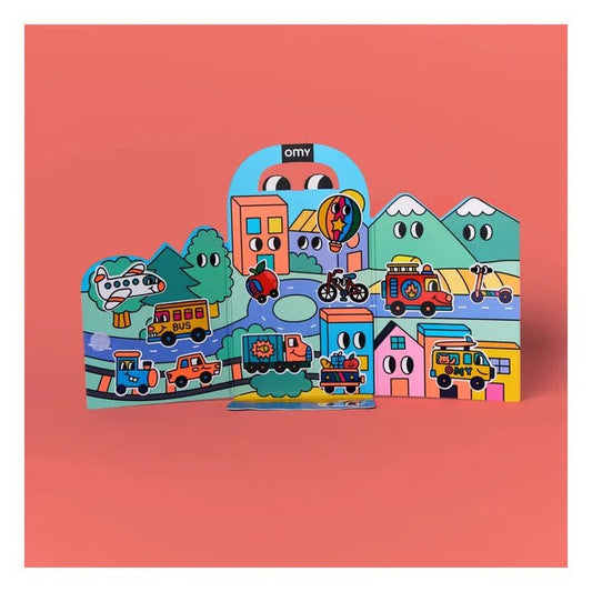 PEGATINAS REUTILIZABLES OMY ·MONTESSORI VROOM· - Happy Moments Baby