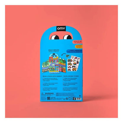 PEGATINAS REUTILIZABLES OMY ·MONTESSORI VROOM· - Happy Moments Baby