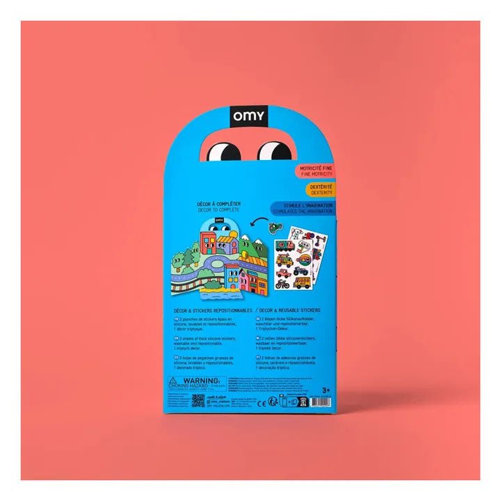 PEGATINAS REUTILIZABLES OMY ·MONTESSORI VROOM· - Happy Moments Baby