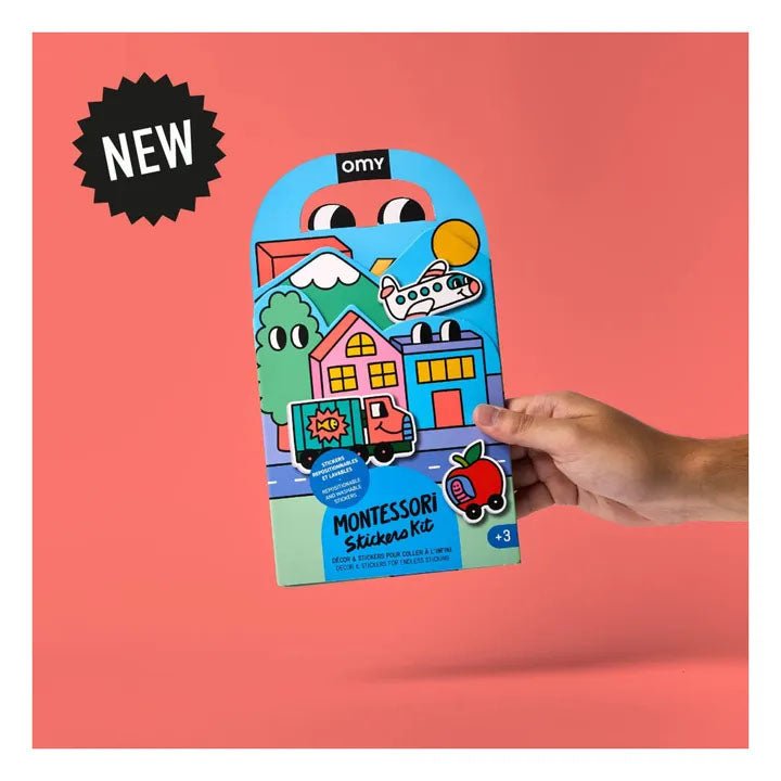PEGATINAS REUTILIZABLES OMY ·MONTESSORI VROOM· - Happy Moments Baby
