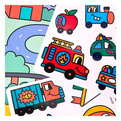 PEGATINAS REUTILIZABLES OMY ·MONTESSORI VROOM· - Happy Moments Baby