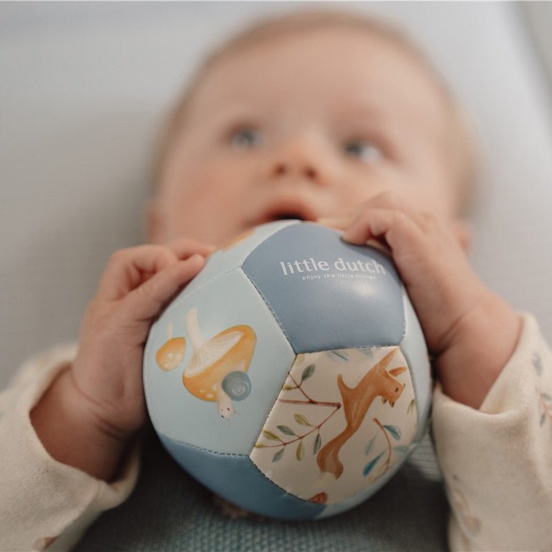 PELOTA MINI BLANDITA LITTLE DUTCH ·FOREST FRIENDS· - Happy Moments Baby