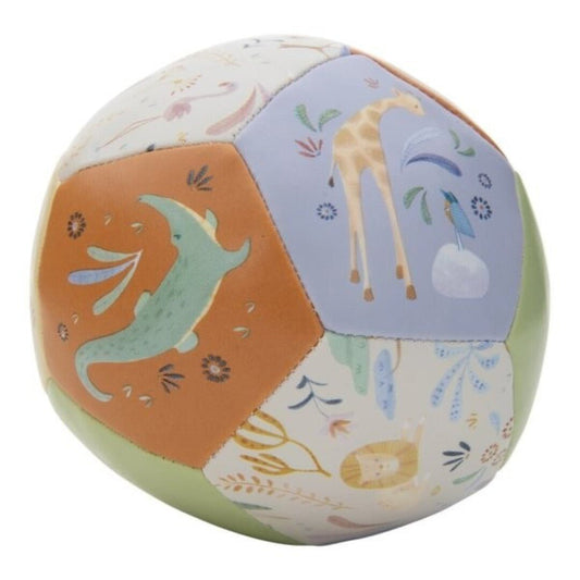 PELOTA MINI BLANDITA LITTLE DUTCH ·SAFARI FRIENDS· - Happy Moments Baby