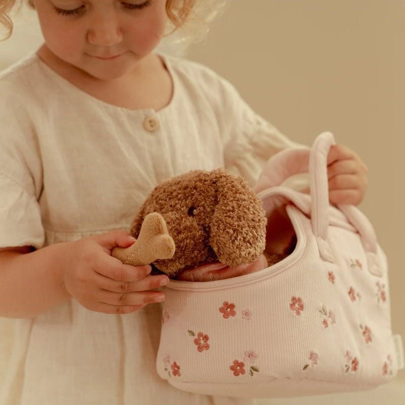 PERRITO PELUCHE CON BOLSA LITTLE DUTCH ·JACKIE· - Happy Moments Baby