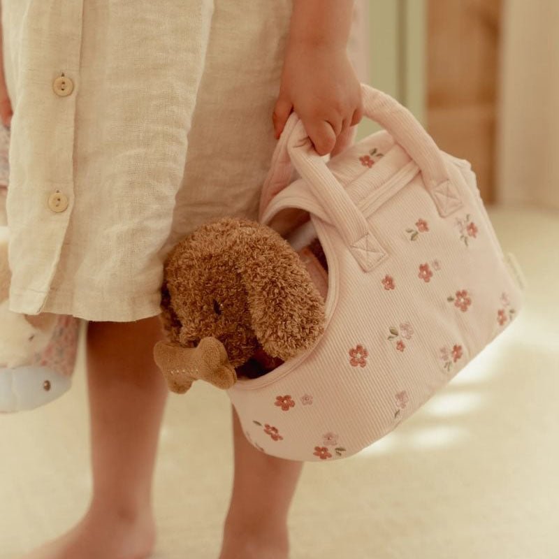 PERRITO PELUCHE CON BOLSA LITTLE DUTCH ·JACKIE· - Happy Moments Baby