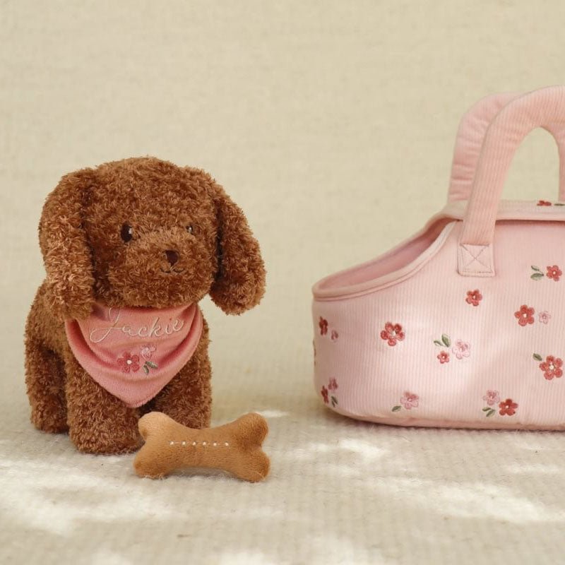 PERRITO PELUCHE CON BOLSA LITTLE DUTCH ·JACKIE· - Happy Moments Baby