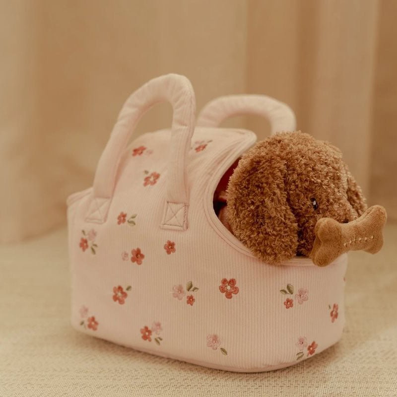 PERRITO PELUCHE CON BOLSA LITTLE DUTCH ·JACKIE· - Happy Moments Baby