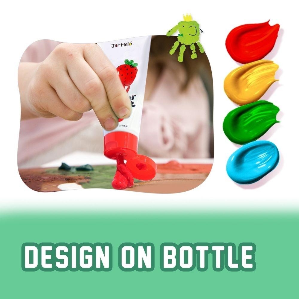 PINTURA DE DEDOS JARMELO ·CUBO 6 COLORES· - Happy Moments Baby