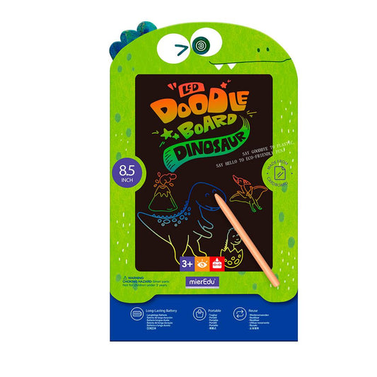 PIZARRA DE DIBUJO Y ESCRITURA LCD ·DINOSAURIO· - Happy Moments Baby