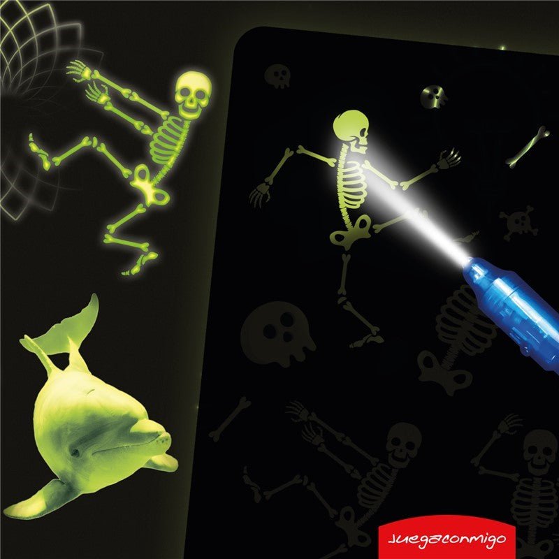 PIZARRA MÁGICA FLUORESCENTE ·PINTAFLUO A4· - Happy Moments Baby