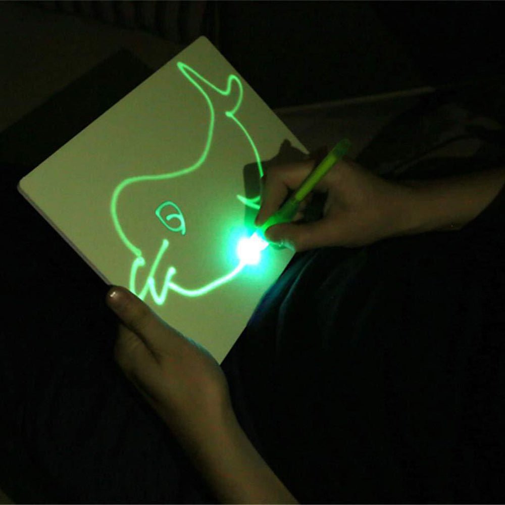 PIZARRA MÁGICA FLUORESCENTE ·PINTAFLUO A4· - Happy Moments Baby