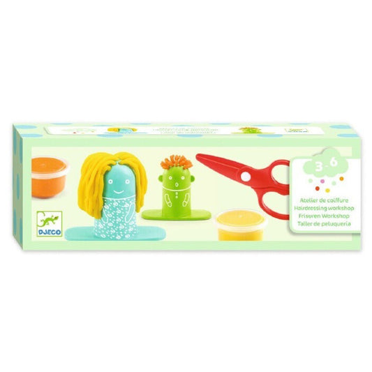 PLASTILINA DJECO PASTA PARA MOLDEAR ·TALLER DE PELUQUERÍA· - Happy Moments Baby