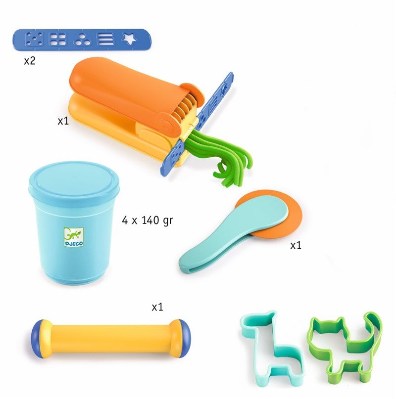 PLASTILINA DJECO PASTA PARA MOLDEAR ·TODO PARA COMENZAR· - Happy Moments Baby