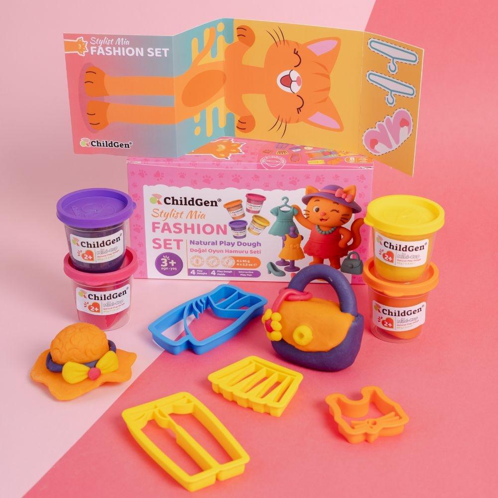 PLASTILINA NATURAL CHILDGEN ·PAW PALS FASHION SET· - Happy Moments Baby