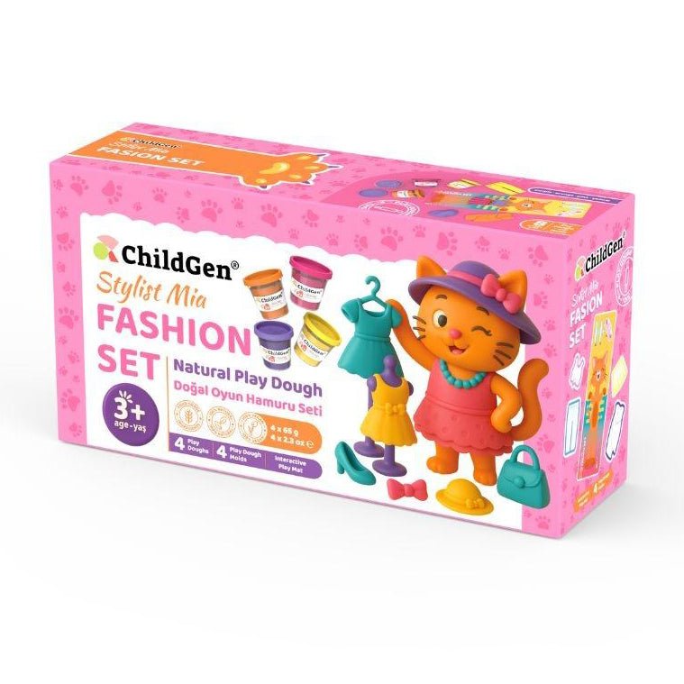PLASTILINA NATURAL CHILDGEN ·PAW PALS FASHION SET· - Happy Moments Baby