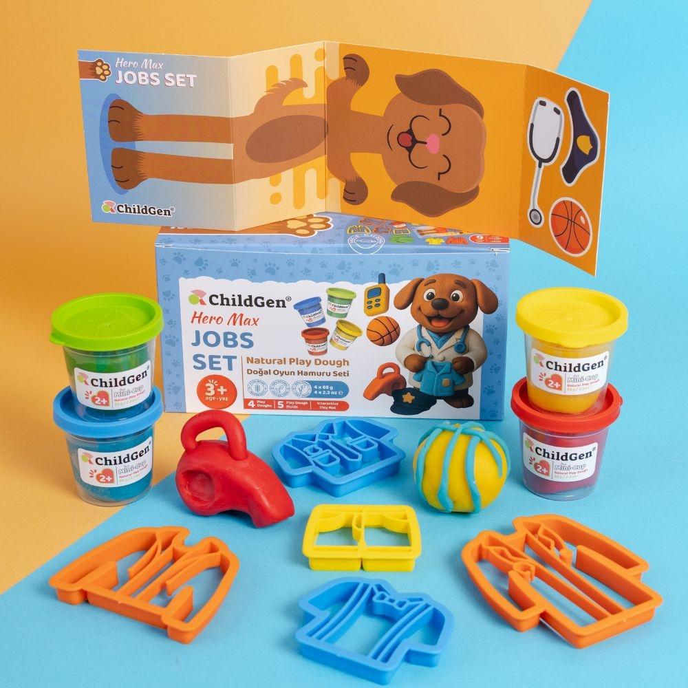 PLASTILINA NATURAL CHILDGEN ·PAW PALS JOBS SET· - Happy Moments Baby