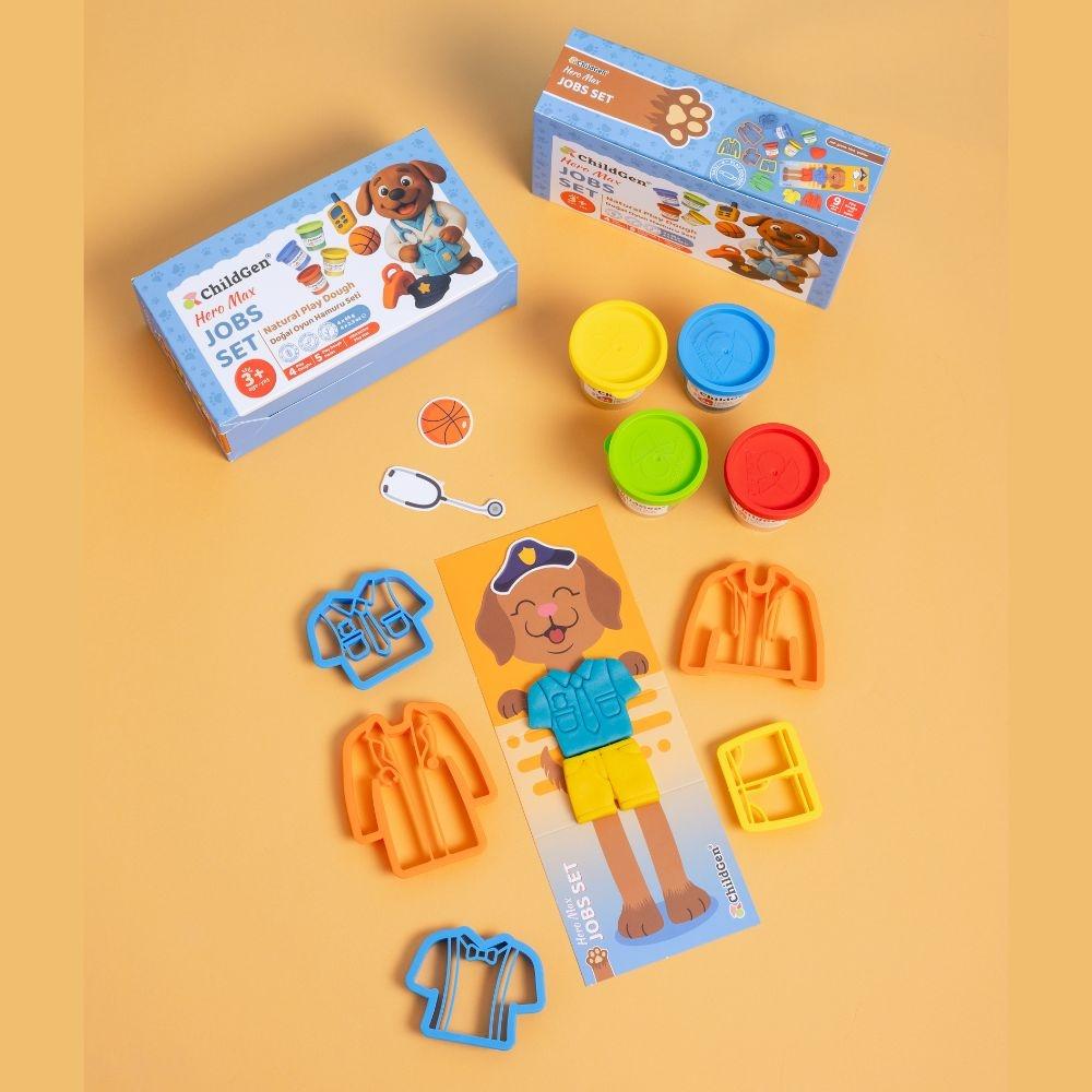 PLASTILINA NATURAL CHILDGEN ·PAW PALS JOBS SET· - Happy Moments Baby