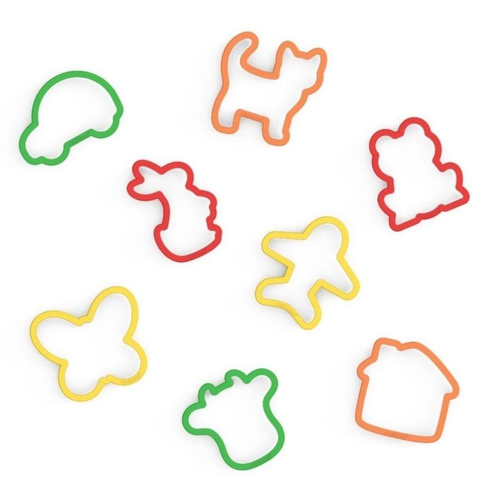 PLASTILINA NATURAL CHILDGEN ·SET DE 3 BOTES 125g + 8 MOLDES· - Happy Moments Baby