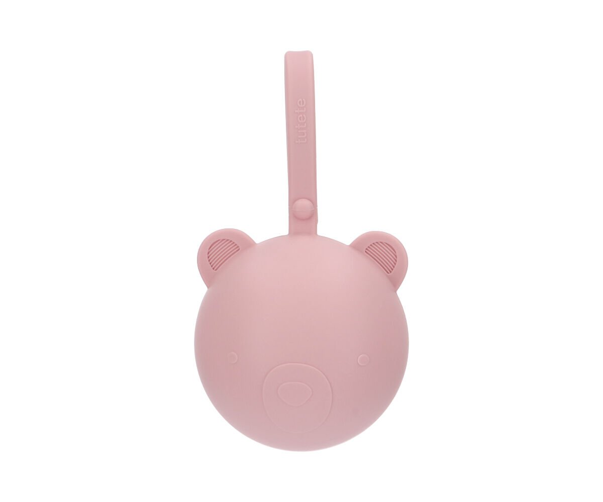 PORTACHUPETES SILICONA TUTETE ·PINK· - Happy Moments Baby